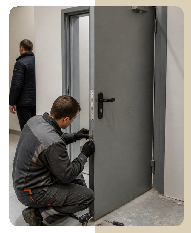 Ремонт противопожарной двери в Саянске по цене 6613 р. | ДвериЛегко-Сск